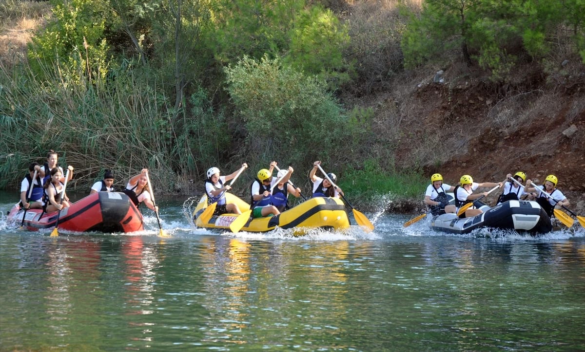 Muğla’da Raftingciler 6 Ay Sonra Suya İndi