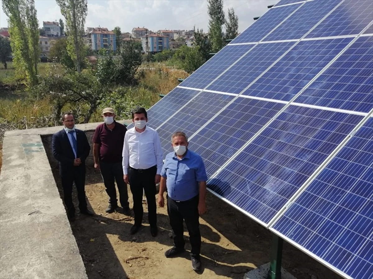 Karaağaç Köyüne Güneş Enerjisi Panelleri Kuruldu