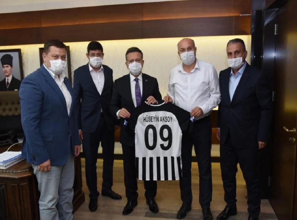 Nazilli Belediyespor ve Başkan Özcan’dan Vali Aksoy’a Ziyaret