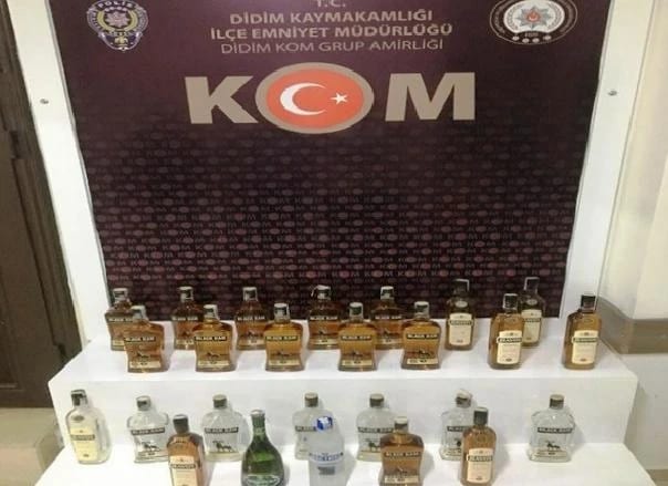Şüphe Üzerine Durdurulan Araçta Kaçak İçki Ele Geçirildi