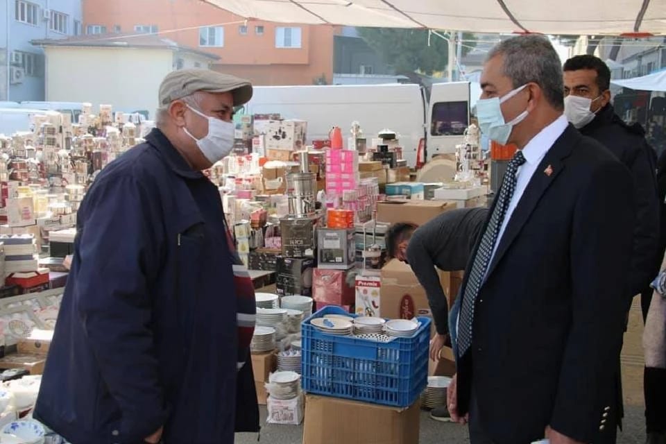 Başkan Kaplan Haftaya Pazar Ziyareti ile Başladı (16.11.2020)