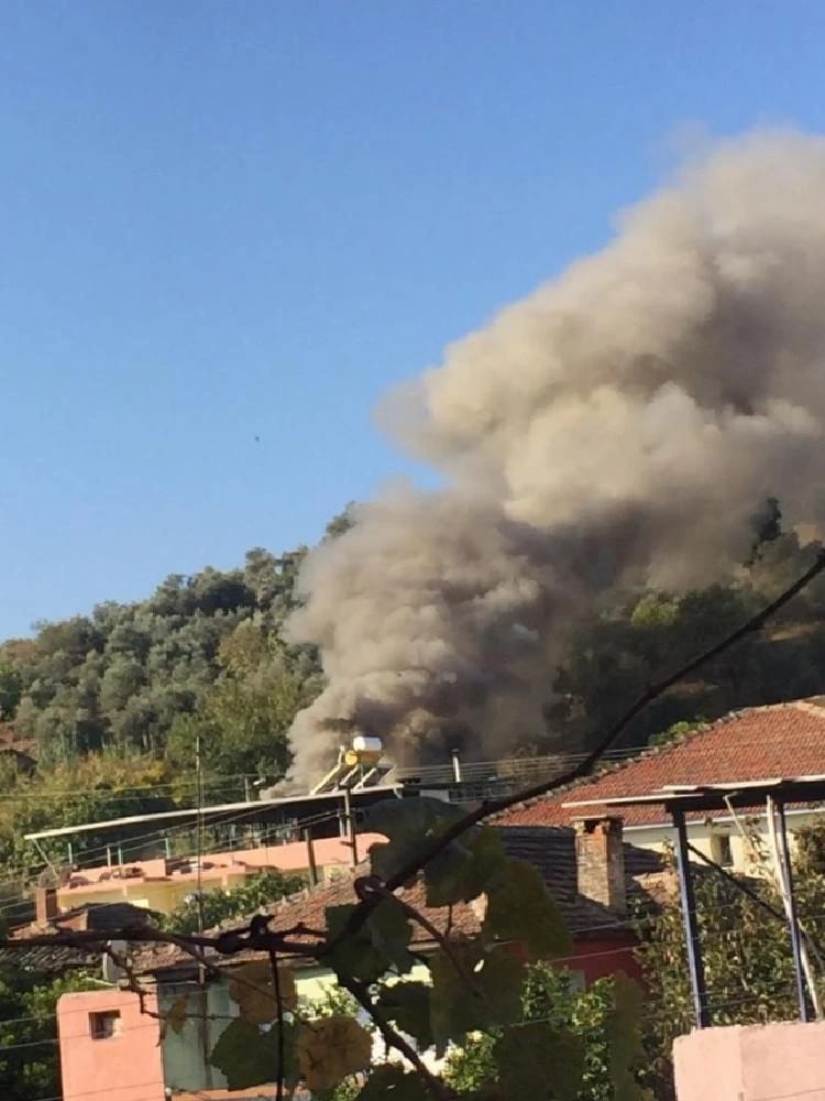 Koçarlı’da Ev Yangını
