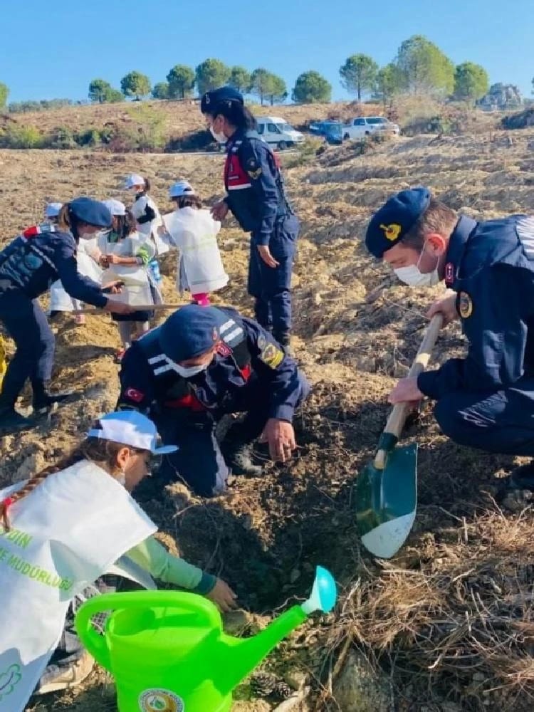 Kuşadası’nda 250 Adet Fidan Dağıtımı Yapıldı