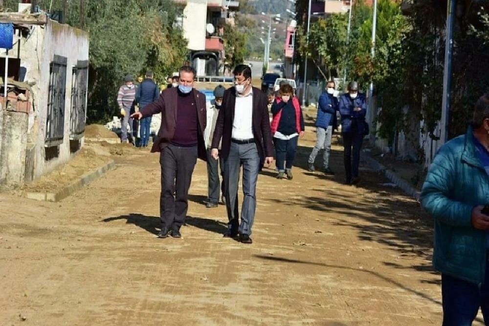 Nazilli Yeşil Mahalle’de Yol Çalışmaları Devam Ediyor
