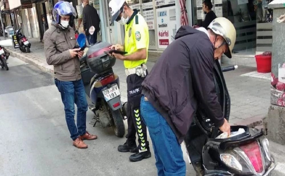 Nazilli’de 1510 Motosiklete 650 Bin TL Ceza Uygulandı