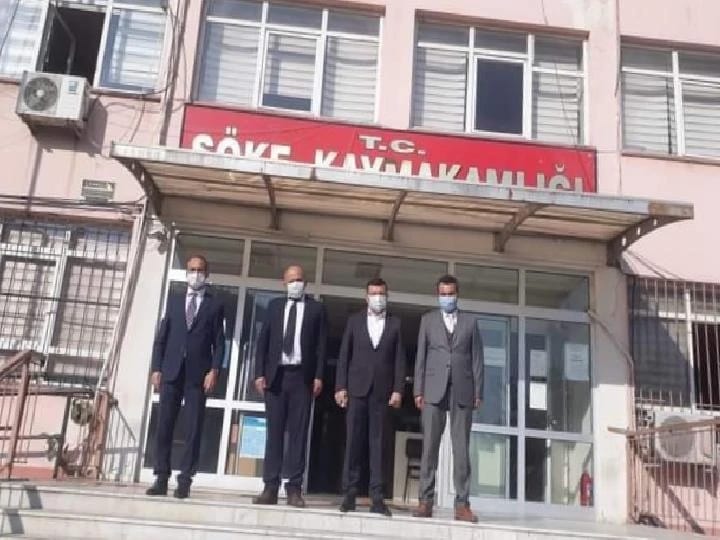 İlçe Kaymakamları, Söke Kaymakamı Zeybek ile Görüştü