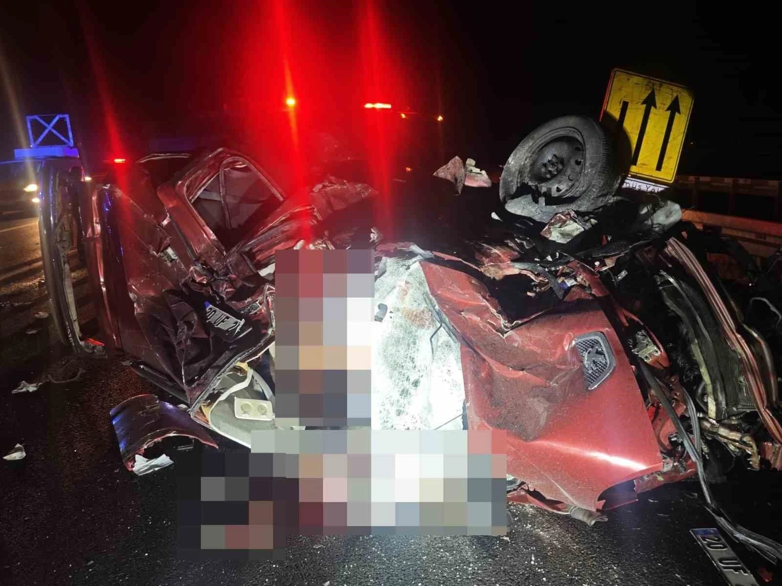 Aydın’da trafik kazası: 3 ölü