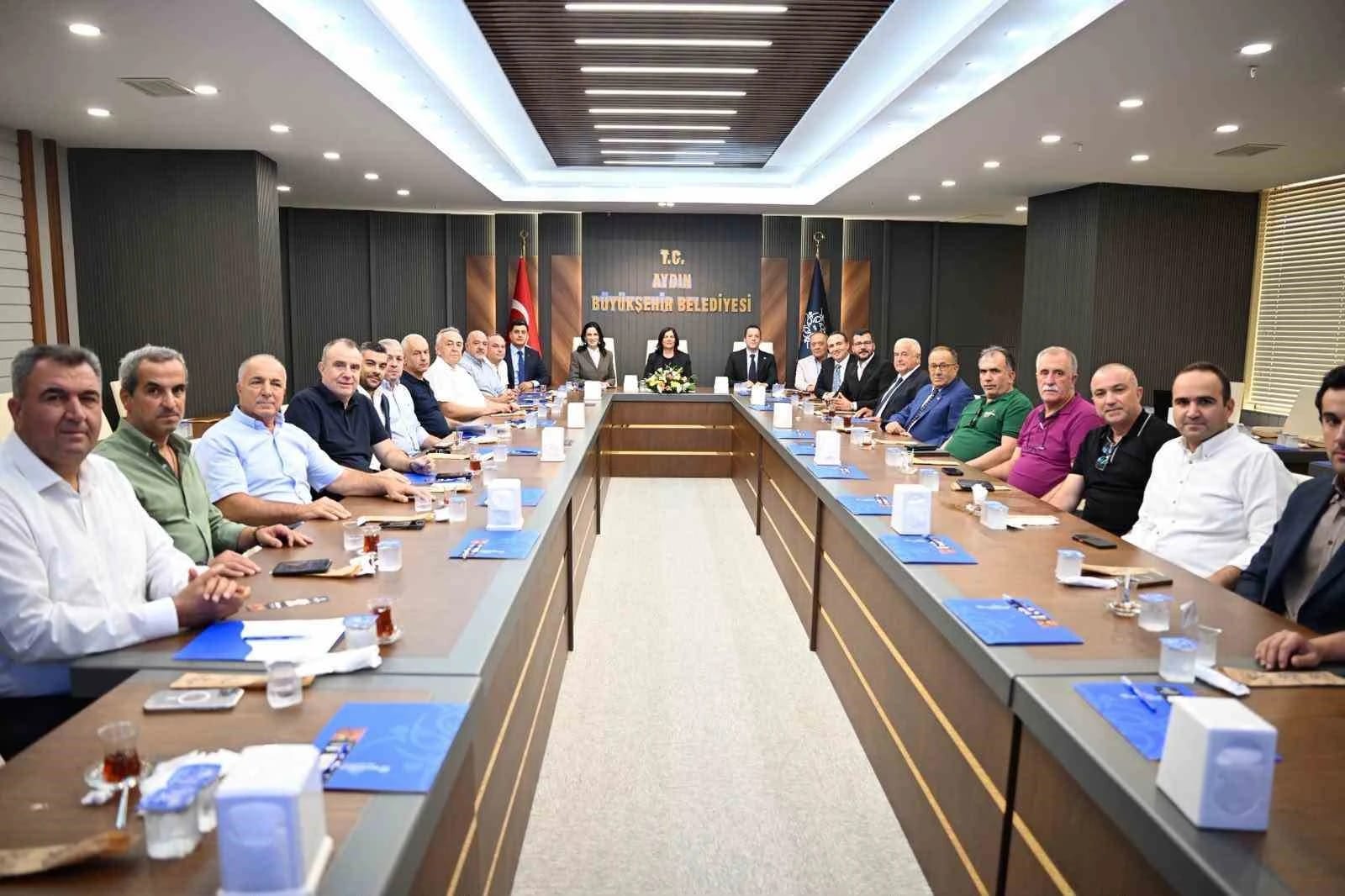 Başkan Çerçioğlu incir ihracatçıları ile buluştu