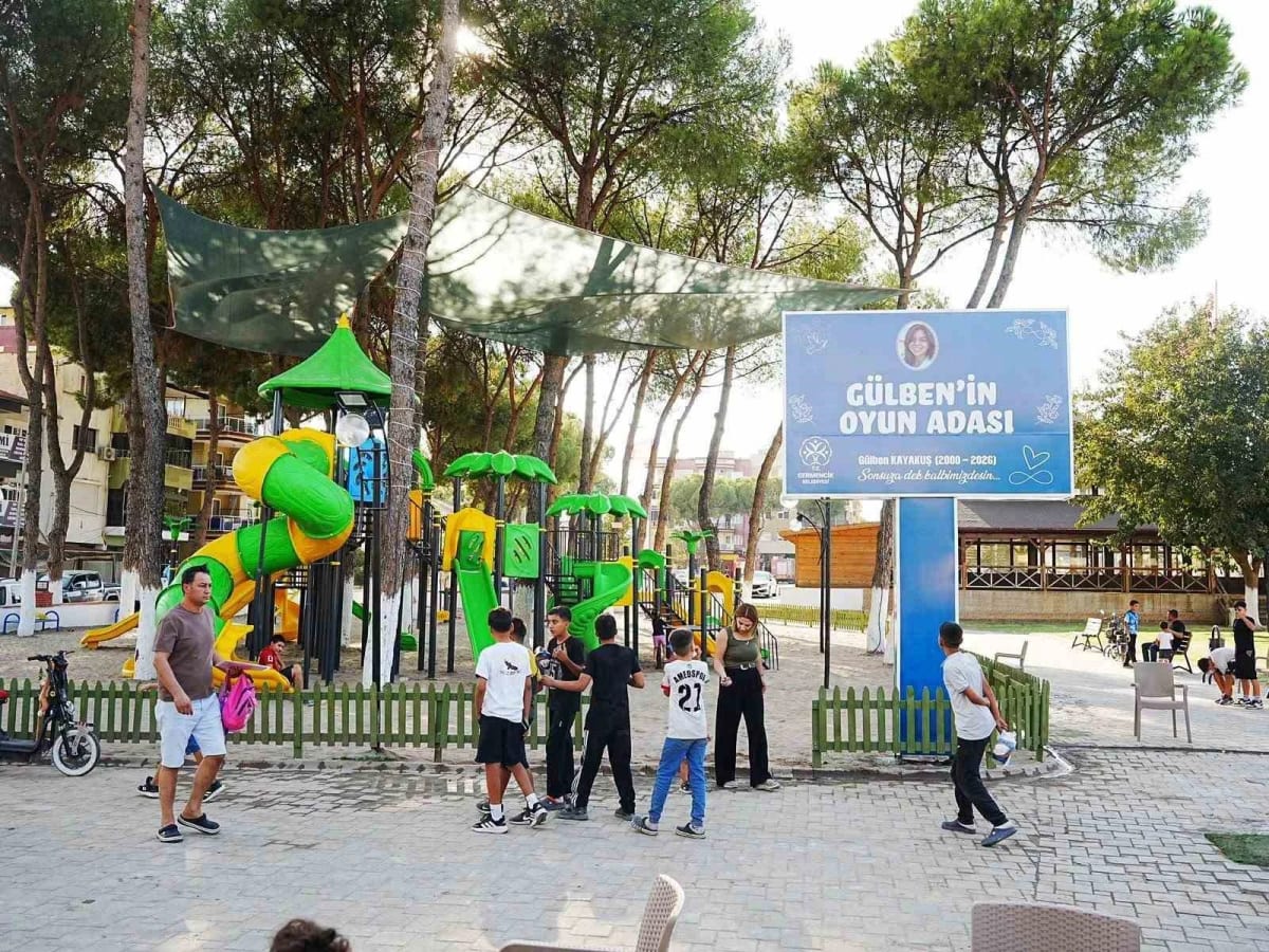 Germencik’te Kayakuş’un hatırası çocuk parkında yaşayacak