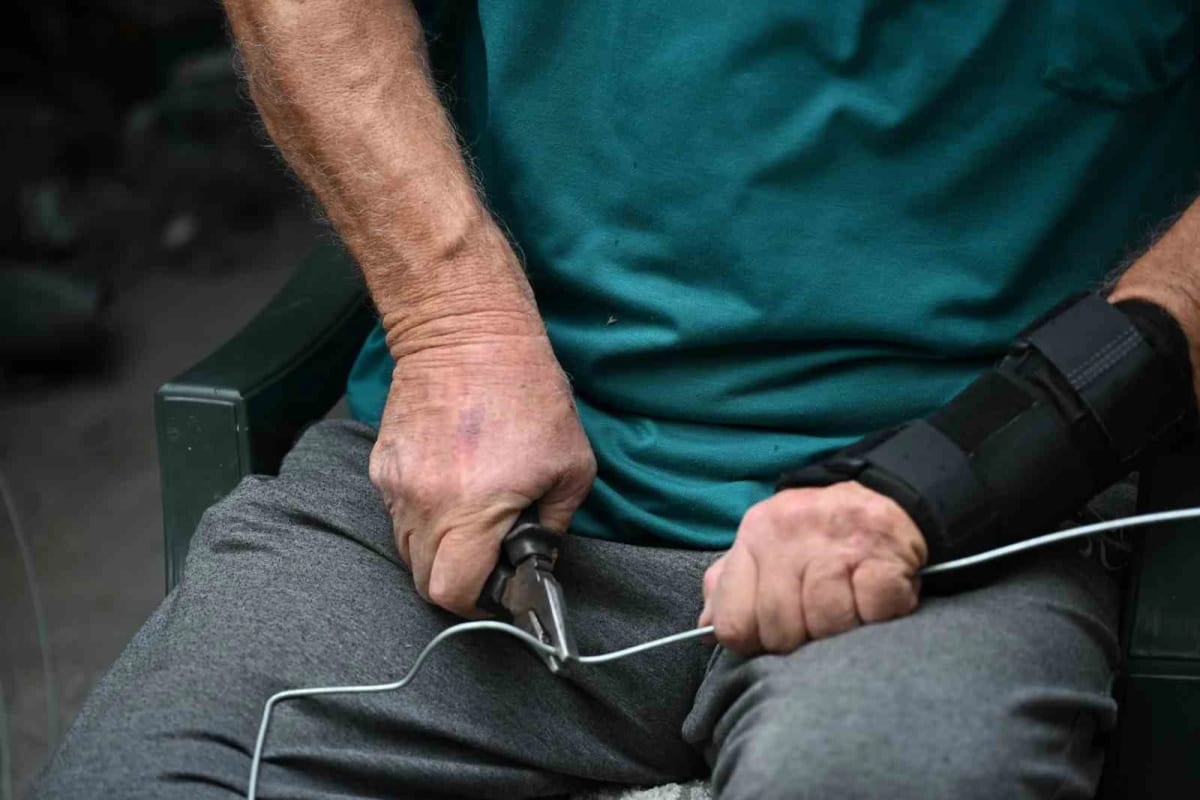 Hurda rulmanlardan çocuklara mutluluk üretiyor