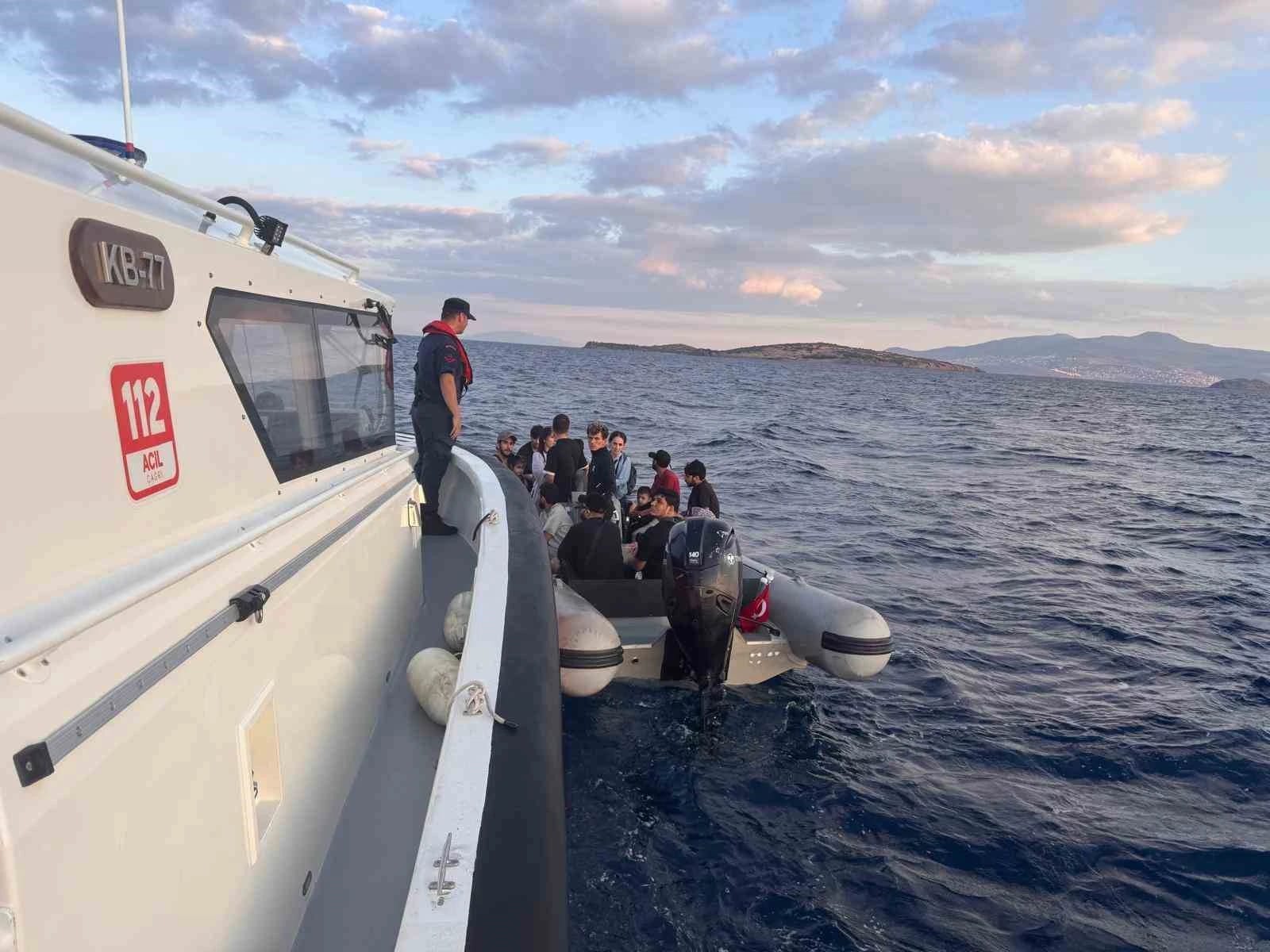 İzmir’de 15 Düzensiz Göçmen Yakalandı