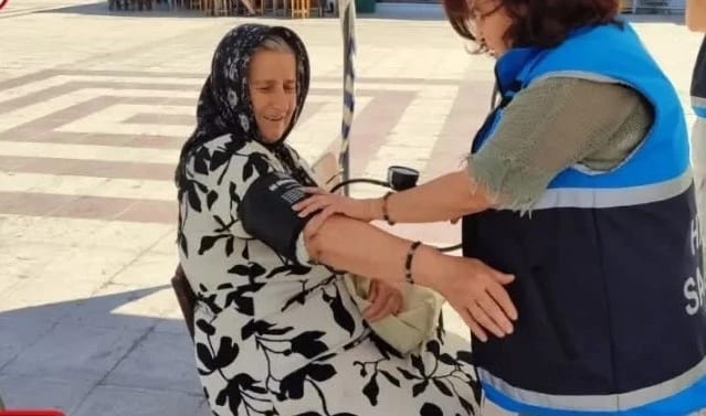 Karacasu’da vatandaşlara sağlık taraması