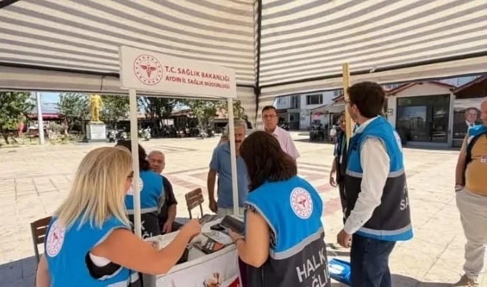 Karacasu’da vatandaşlara sağlık taraması