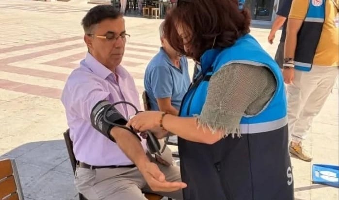 Karacasu’da vatandaşlara sağlık taraması