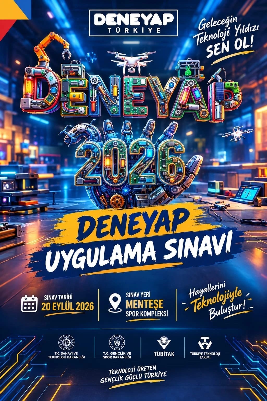 Muğla’da 641 öğrenci deneyap uygulama sınavına girecek