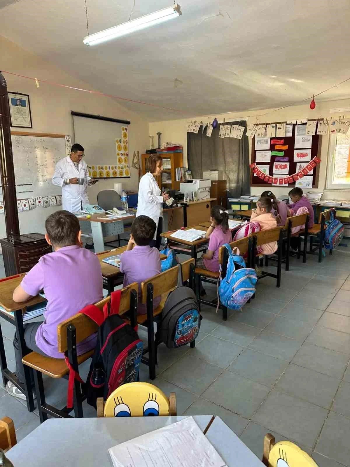 Nazilli’de ilkokul öğrencilerine ağız ve diş sağlığı eğitimi