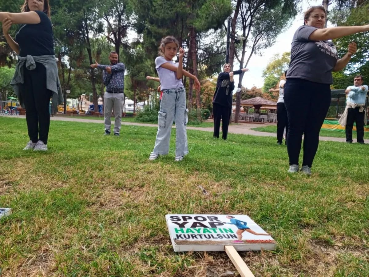 Nazilli’de vatandaşlar sağlıklı yaşam için harekete geçti