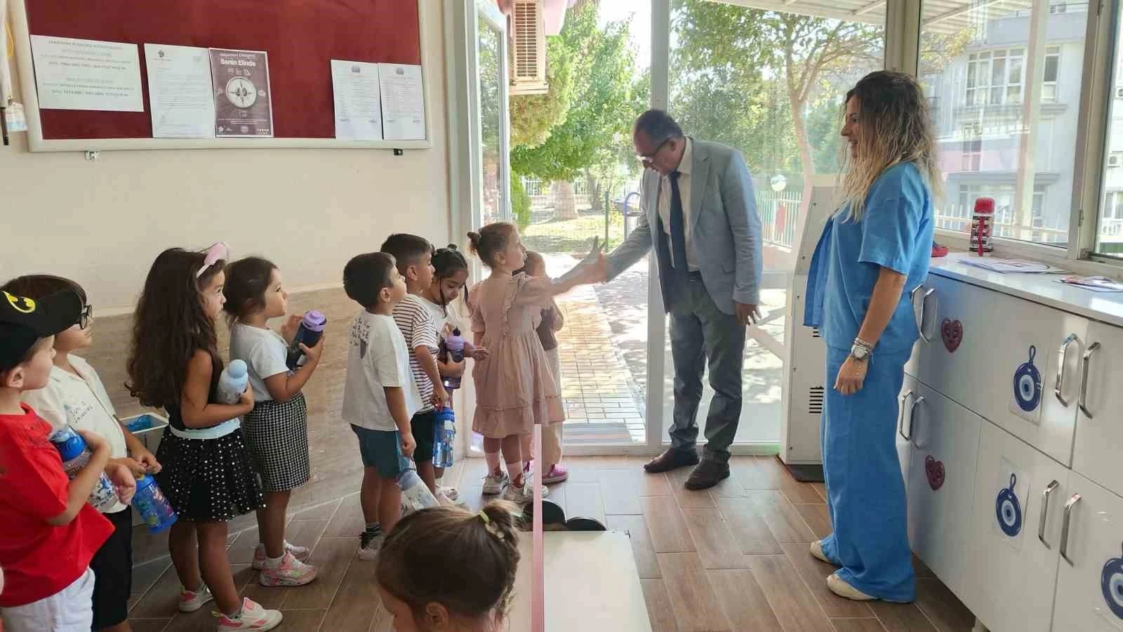 Kuşadası İlçe Milli Eğitim Müdürü Yapıcı anaokulunda eğitim çalışmalarını inceledi