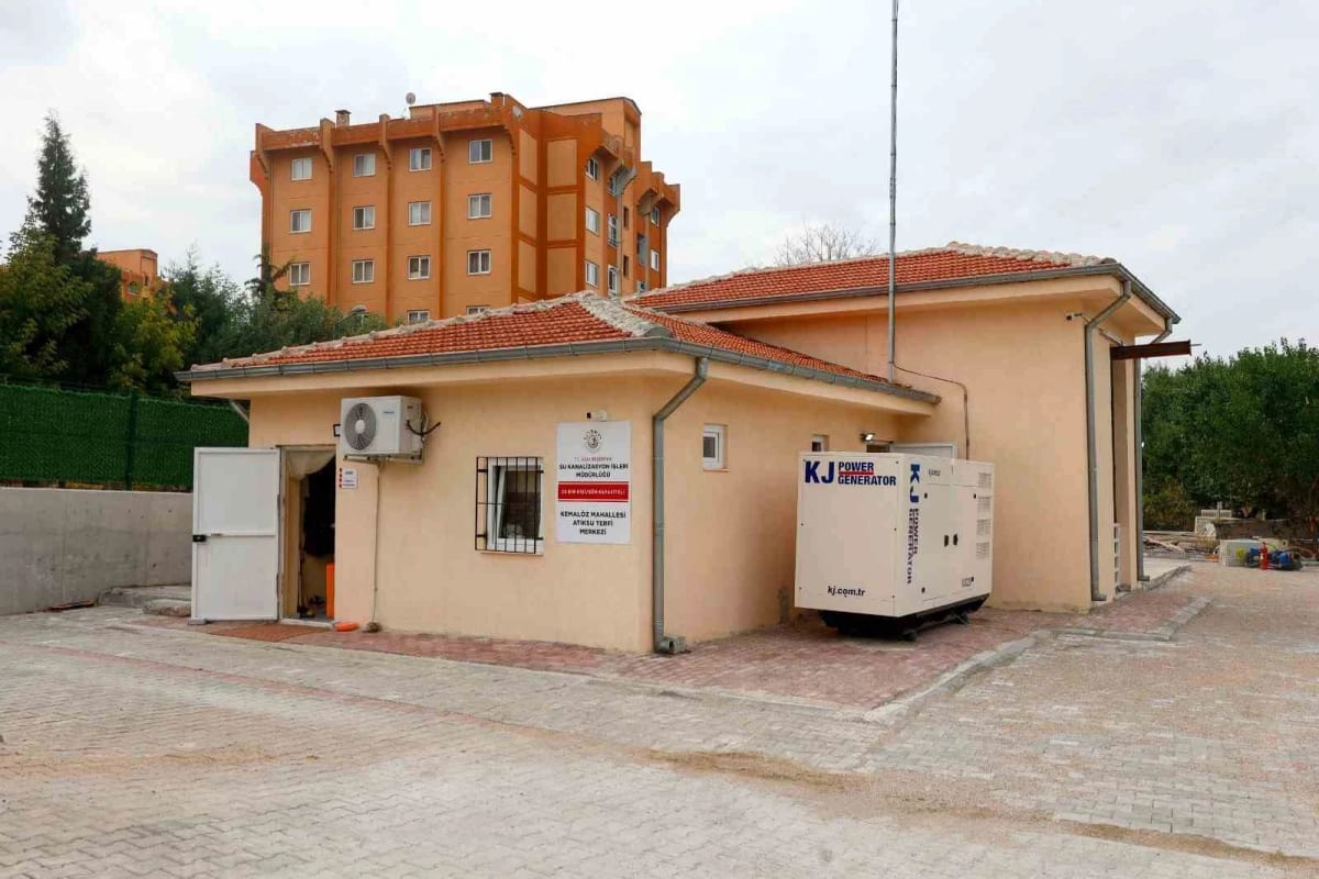 Uşak Belediyesi tarafından 20 bin kişi kapasiteli yeni atık su terfi merkezi yapıldı